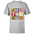 thumbnail image 1 of Disney Characters #BestMomEver Mother's Day - Short Sleeve T-Shirt for Kids - Customized-Athletic Heather, 1 of 5