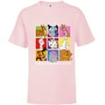 thumbnail image 1 of Disney Characters #BestMomEver Mother's Day - Short Sleeve T-Shirt for Kids - Customized-Soft Pink, 1 of 5