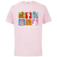 thumbnail image 1 of Disney Characters Colorful Mother's Day - Short Sleeve Cotton T-Shirt for Adults - Customized-Soft Pink, 1 of 5