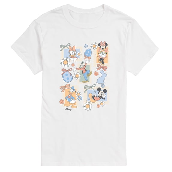 Disney - Characters Easter Stamp Grid Short Sleeve Graphic T-Shirt