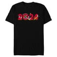 thumbnail image 1 of Disney Characters Mickey & More Cheers to the New Year 2024 - Short Sleeve Blended T-Shirt for Adults - Customized-Black, 1 of 5