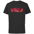 thumbnail image 1 of Disney Characters Mickey & More Cheers to the New Year 2024 - Short Sleeve Cotton T-Shirt for Adults - Customized-Black, 1 of 5
