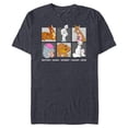 thumbnail image 1 of Disney Characters Neutral Mother's Day - Short Sleeve Blended T-Shirt for Adults - Customized-Navy Heather, 1 of 5