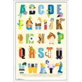 thumbnail image 1 of Disney Characters as the Alphabet Wall Poster, 22.375" x 34", Framed, 1 of 2