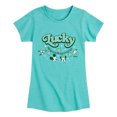 thumbnail image 1 of Disney - Charm Bracelet Fitted Short Sleeve Graphic T-Shirt, 1 of 4
