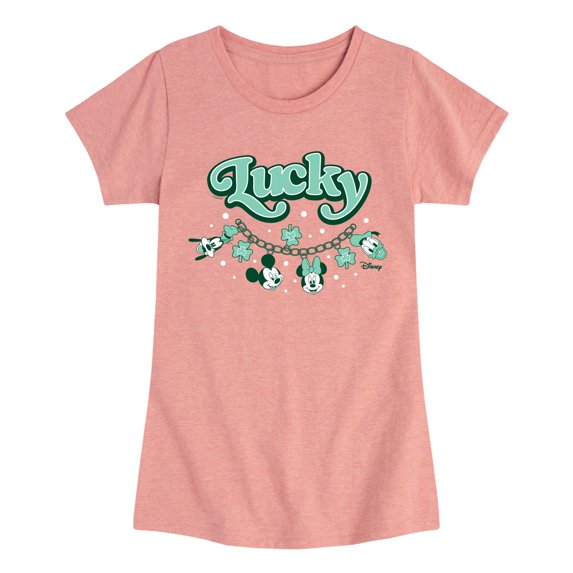 Disney - Charm Bracelet Fitted Short Sleeve Graphic T-Shirt