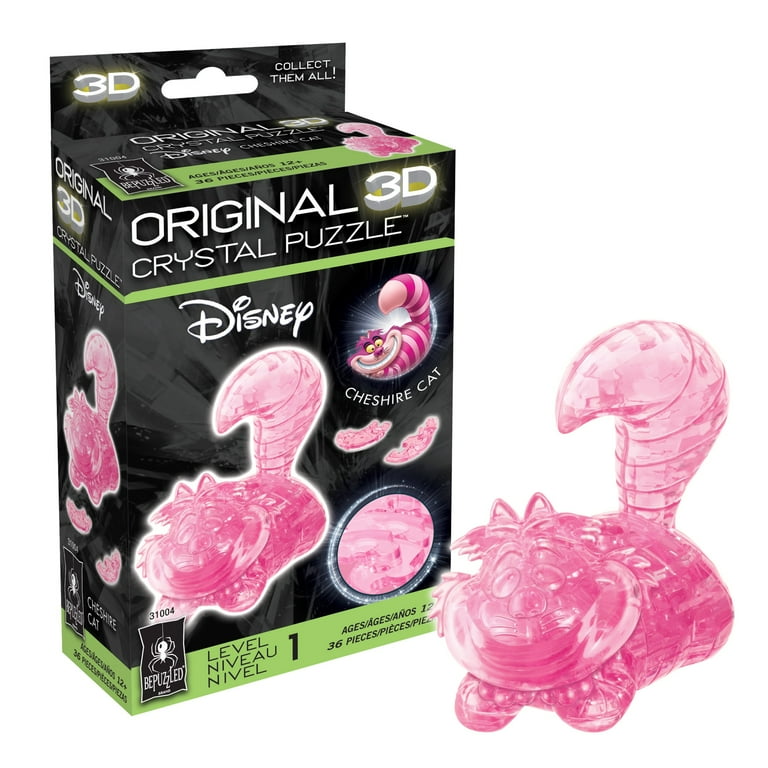 Disney Cheshire Cat Original 3D Crystal Puzzle by BePuzzled, Ages