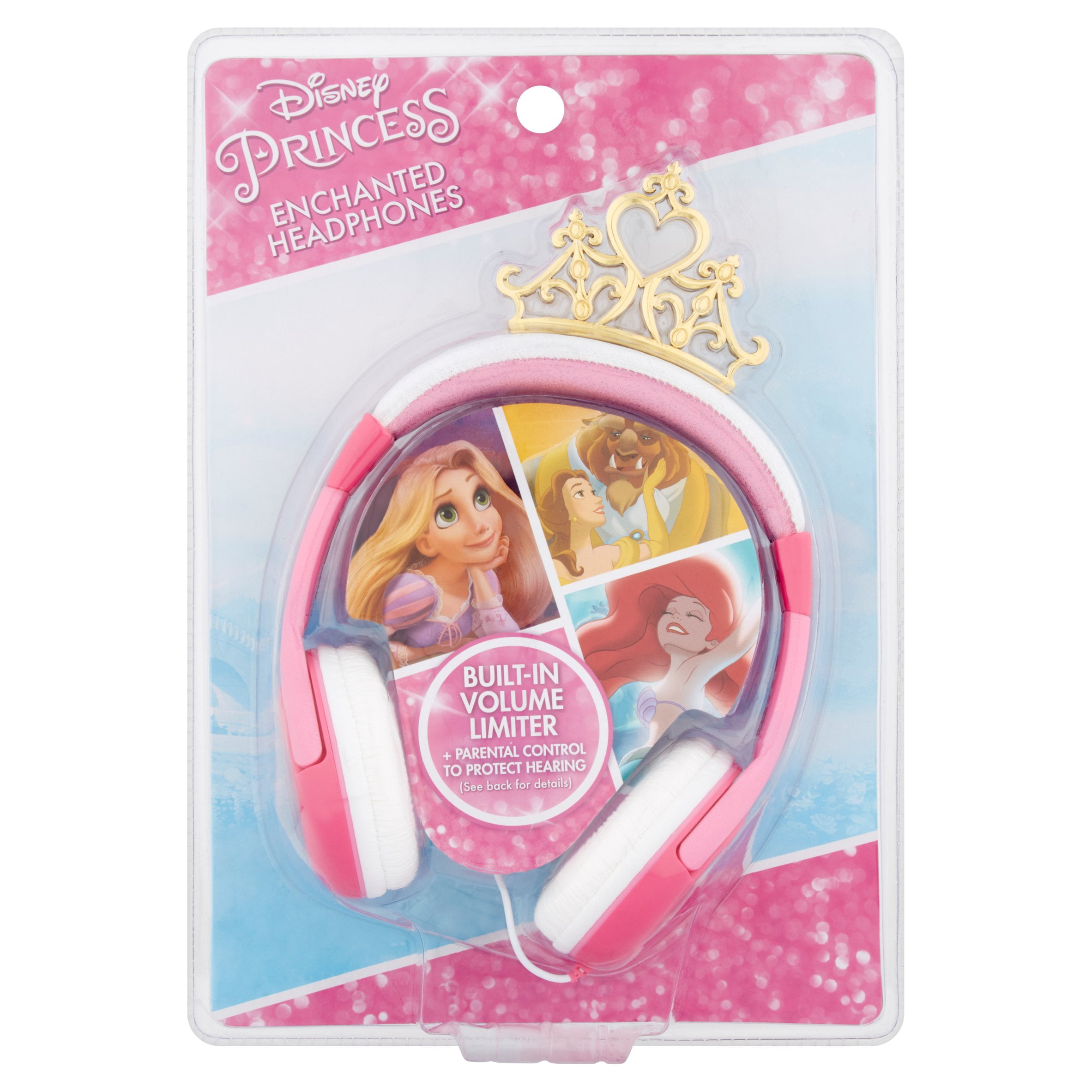 Disney Childern's Noise-Canceling Over-Ear Headphones, Pink