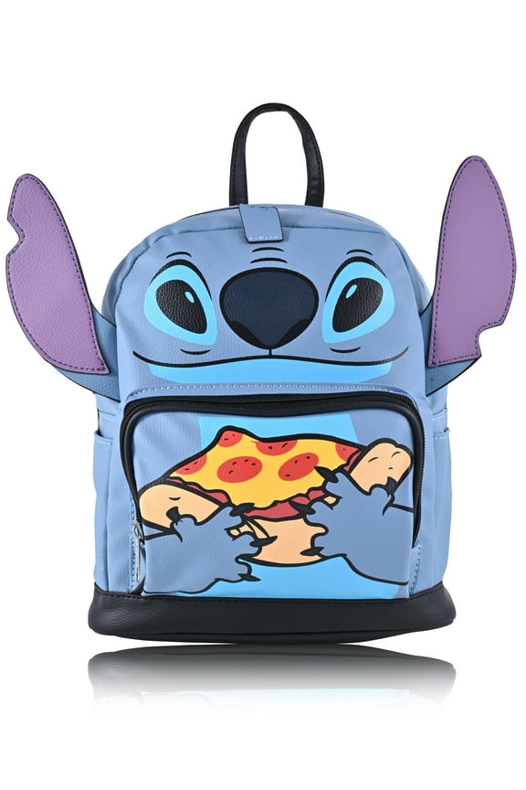 Children's Mini Lilo and Stitch Pizza Backpack, Blue