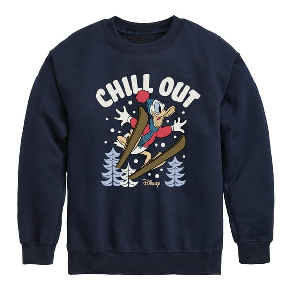Disney - Chill Out - Toddler & Youth Crewneck Fleece Sweatshirt