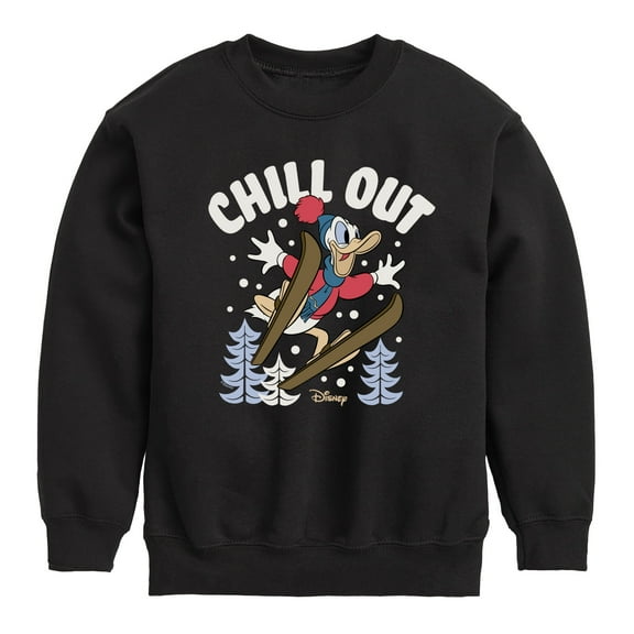 Disney - Chill Out - Toddler & Youth Crewneck Fleece Sweatshirt