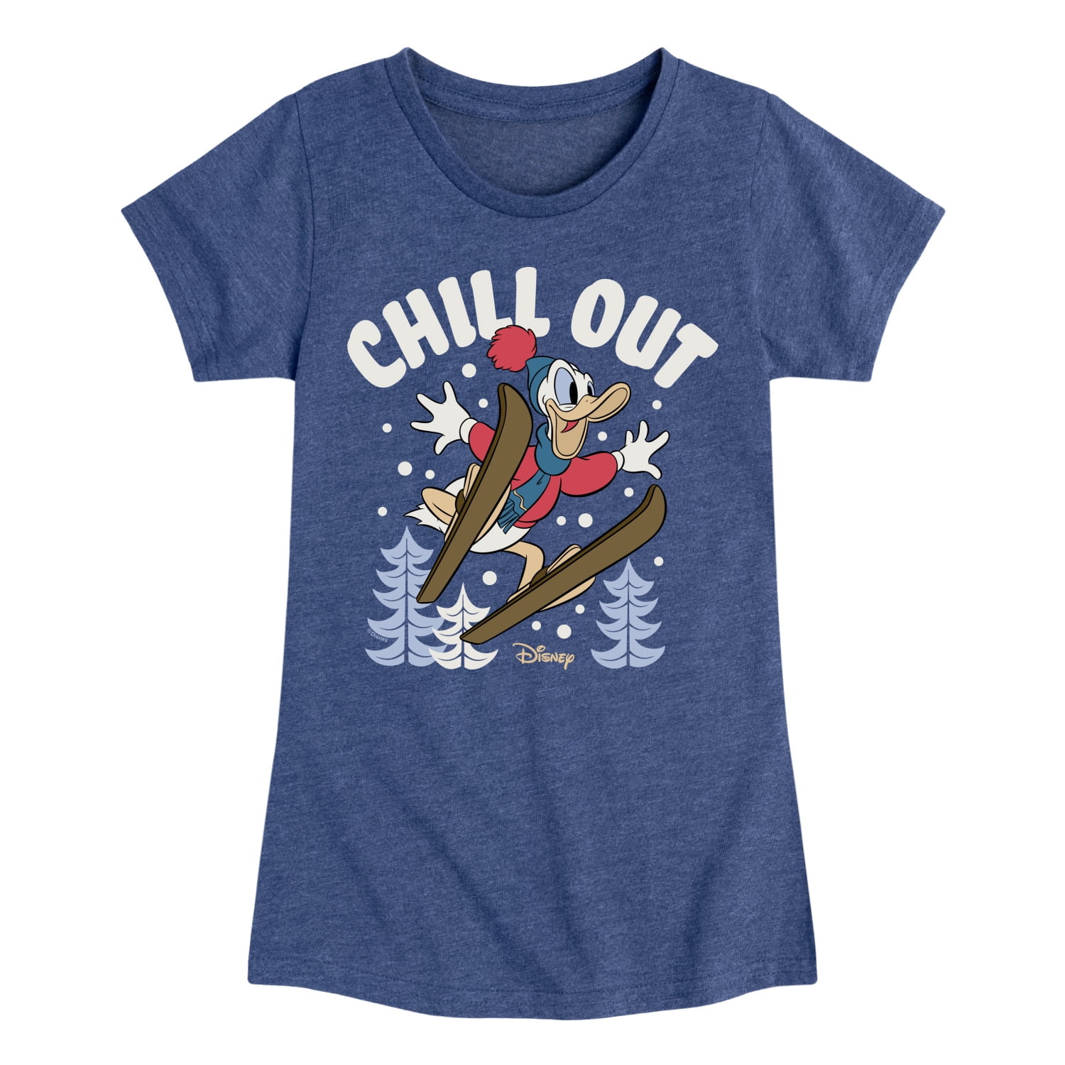 Disney - Chill Out - Toddler & Youth Girls Short Sleeve Graphic T-Shirt ...