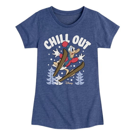 Disney - Chill Out Fitted Short Sleeve Graphic T-Shirt