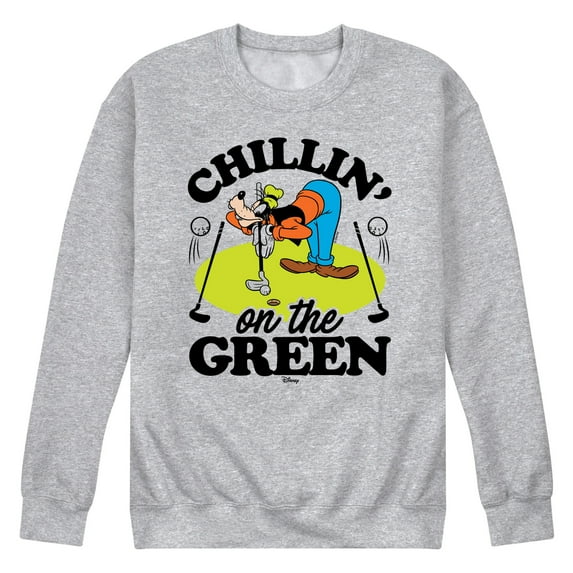 Disney - Chillin On The Green - Men's Crew Neck Fleece Pullover