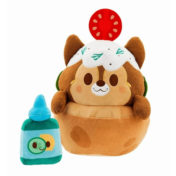 Disney Chip Falafel Pita Pocket Munchlings Plush  Street Food  Medium 15 3/4 Inch