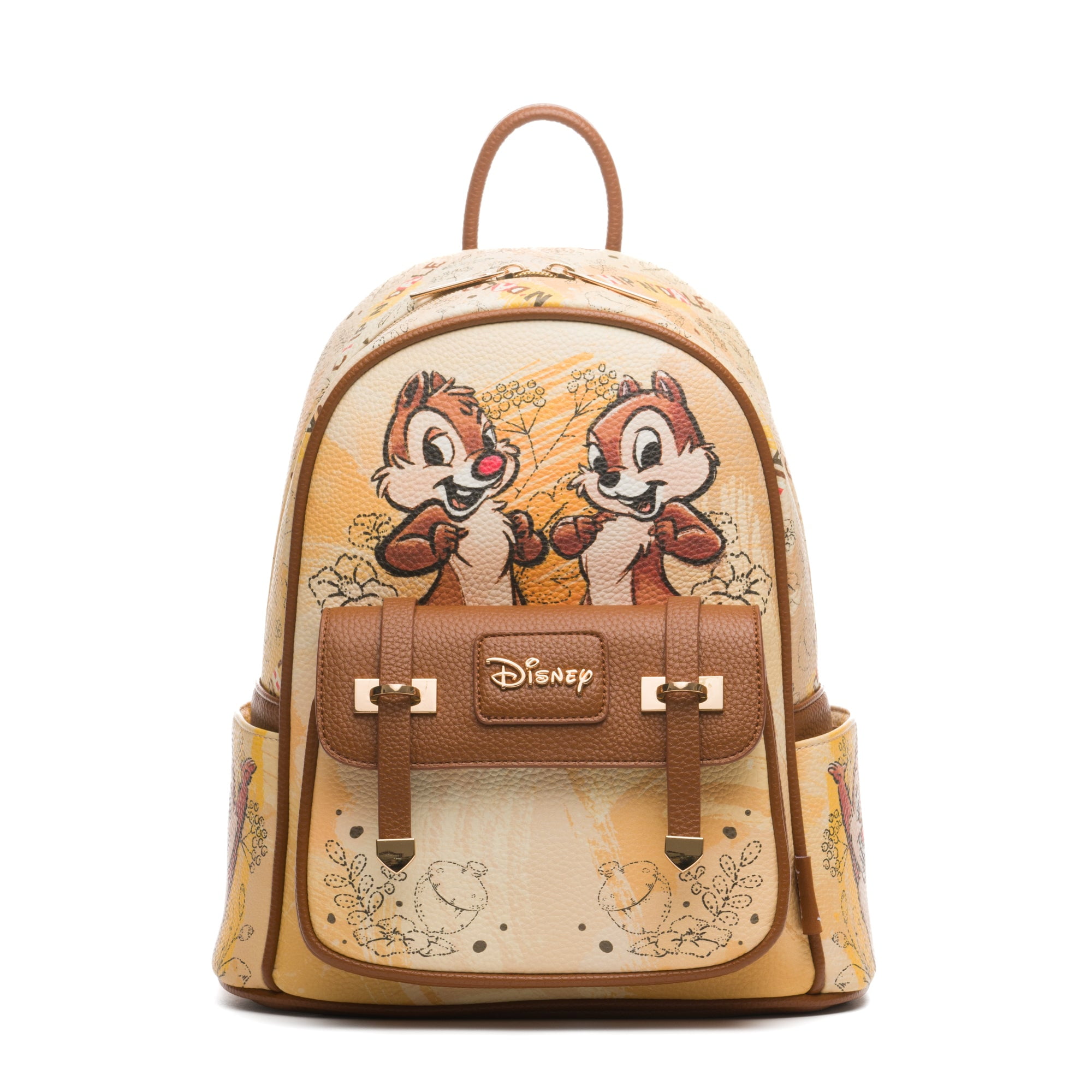 Disney Chip N Dale 11-inch Vegan Leather Mini Backpack 