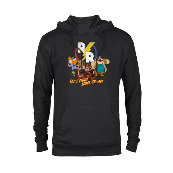 Disney Chip ‘N Dale Rescue Rangers - Pullover Hoodie for Adults - Customized-Black