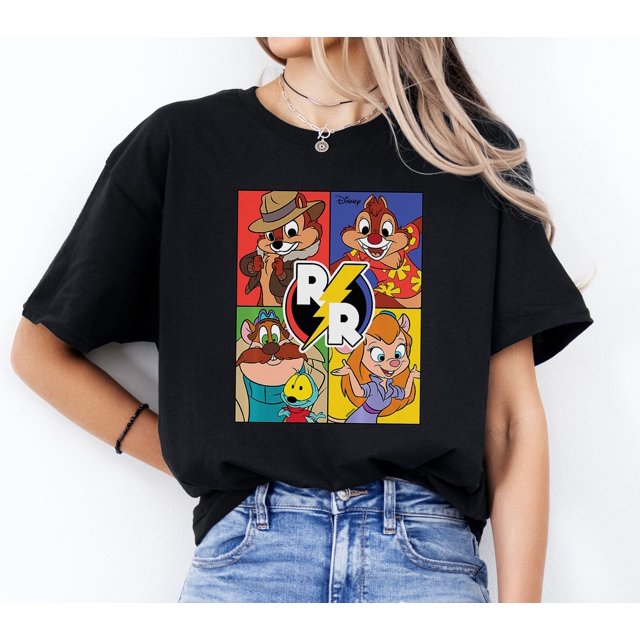 Disney Chip 'N Dale Rescue Rescue Rangers Grid Shirt, Disneyland Family