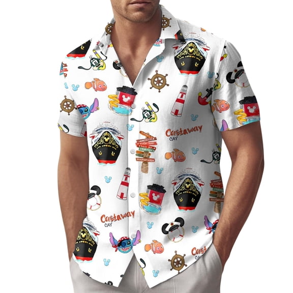 Disney Chip and Dale Hawaiian Shirt, Double Trouble Summer Vacation Shirt, Best Friends Button Up Beach Shirt