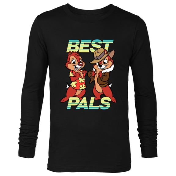 Disney Chip 'n Dale Best Pals - Long Sleeve T-Shirt for Men -Customized-Black