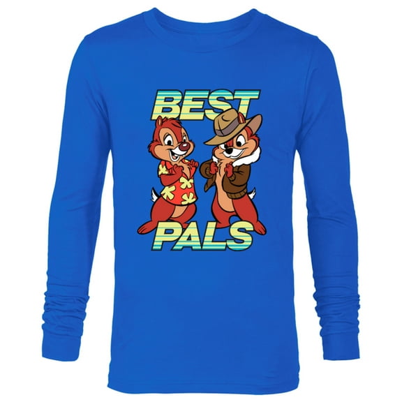 Disney Chip 'n Dale Best Pals - Long Sleeve T-Shirt for Men -Customized-Royal