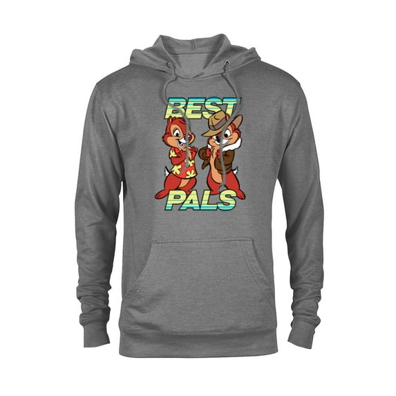 Disney Chip 'n Dale Best Pals - Pullover Hoodie for Adults - Customized-Graphite Heather