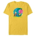 thumbnail image 1 of Disney Chip n’ Dale Bring On the Merrier Holiday - Short Sleeve Blended T-Shirt for Adults - Customized-Yellow, 1 of 5