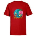 thumbnail image 1 of Disney Chip n’ Dale Bring On the Merrier Holiday - Short Sleeve T-Shirt for Kids - Customized-Red, 1 of 5