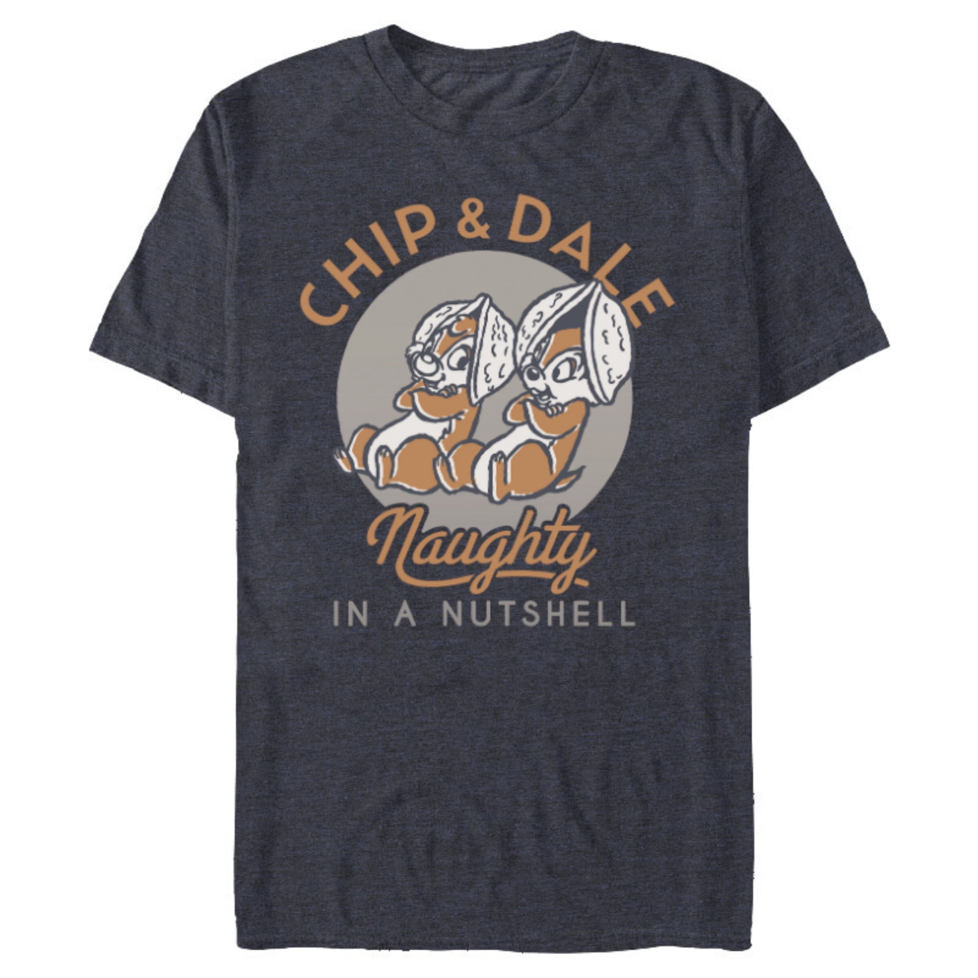 Disney Chip n Dale Naughty in a Nutshell - Short Sleeve Blended T-Shirt ...