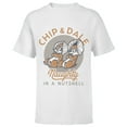 thumbnail image 1 of Disney Chip n Dale Naughty in a Nutshell - Short Sleeve T-Shirt for Kids -Customized-White, 1 of 5
