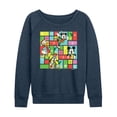 thumbnail image 1 of Disney - Christmas Characters - Women's French Terry Long Sleeve Pullover, 1 of 5