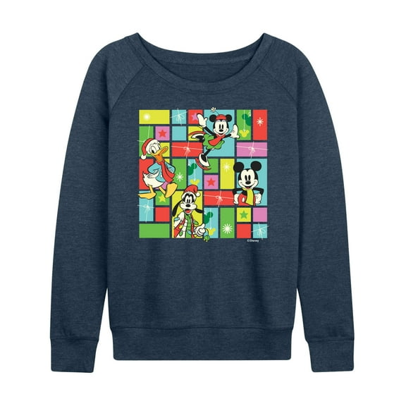 Disney - Christmas Characters - Women's French Terry Long Sleeve Pullover