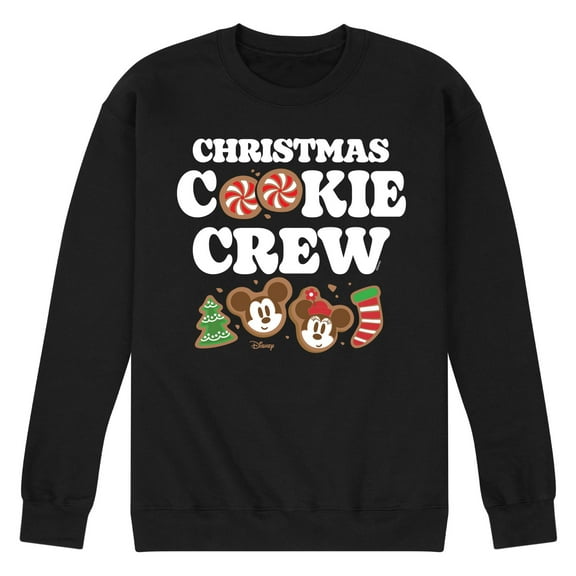 Disney - Christmas Cookie Crew Mickey And Minnie - Men's Crew Fleece Sweatshirt Sweatshirt