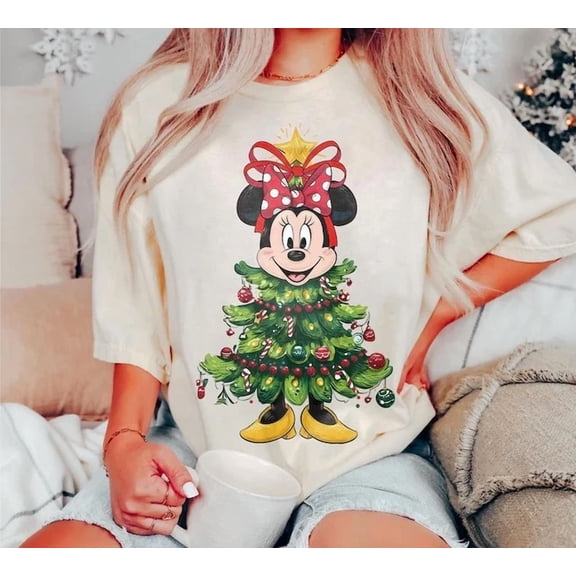 Disney Christmas Family Shirt, Vintage Christmas Tree Mickey And Friends TShirt
