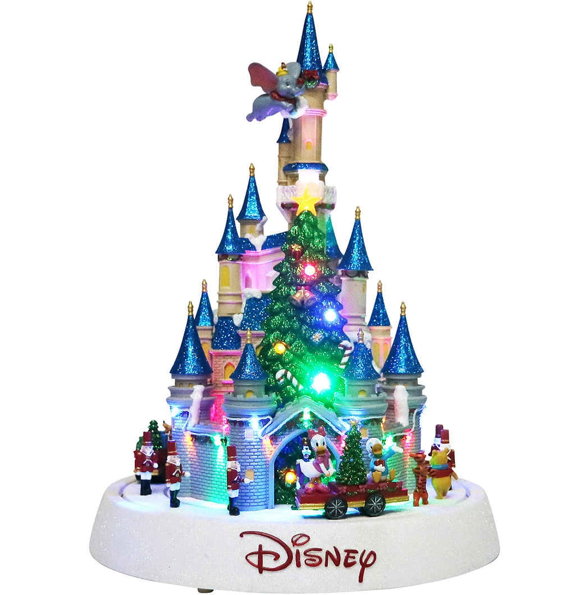 Disney Christmas Holiday Castle with Parade Animated Castle with