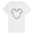 thumbnail image 1 of Disney - Christmas Lights Mickey Head - Men's Short Sleeve Graphic T-Shirt, 1 of 5