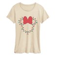 thumbnail image 1 of Disney - Christmas Lights Minnie Head - Women's Short Sleeve Graphic T-Shirt, 1 of 5