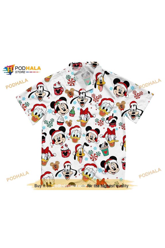 Disney Christmas Mickey Mouse And Friends Hawaiian