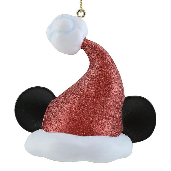 Disney Christmas Ornament Santa Mickey Ear Hat Holiday Light Cover New with Tags