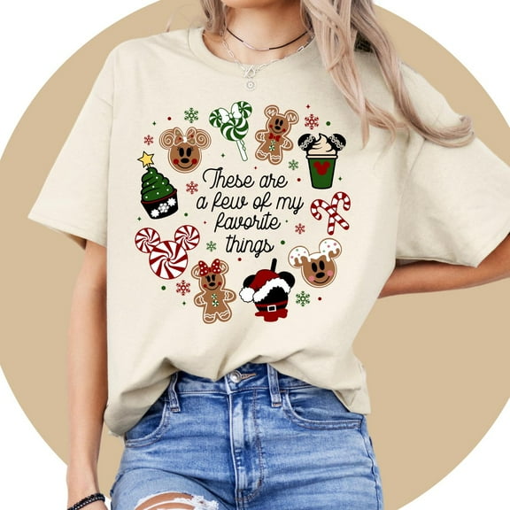 Disney Christmas Shirt | Favourite Things Disney Shirt | Disney Sweatshirt | Matching Disney | Mickey Head Disney Lion Shirt