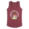 thumbnail image 1 of Disney - Christmas Wishes Tiana - Women's Racerback Tank Top, 1 of 5