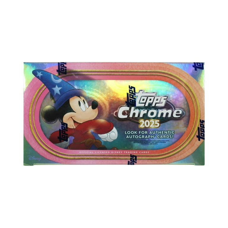 Topps 2025 Disney Chrome Hobby Box - Walmart.com