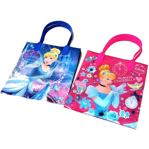 Disney Cinderella Authentic Licensed Reusable Party Favor Goodie Small Gift Bags 12