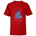 thumbnail image 1 of Disney Cinderella Castle T-Shirt - Short Sleeve T-Shirt for Kids - Customized-Red, 1 of 5