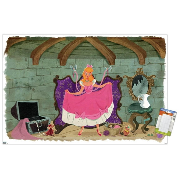 Disney Cinderella - Cinderella Attic Wall Poster, 22.375" x 34"