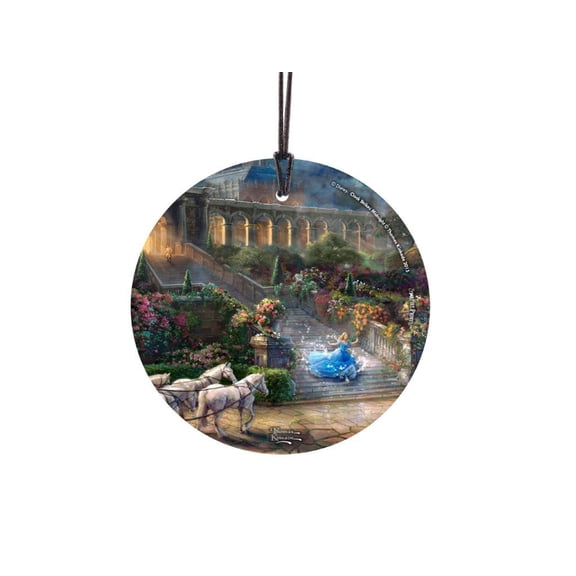 Disney (Cinderella - Clock Strikes Midnight) StarFire Prints Hanging Glass Print SPCIR530