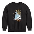thumbnail image 1 of Disney - Cinderella Collage - Toddler & Youth Crewneck Fleece Sweatshirt, 1 of 5