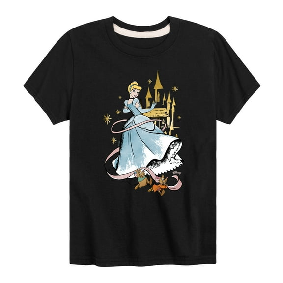 Disney - Cinderella Collage - Toddler & Youth Short Sleeve Graphic T-Shirt
