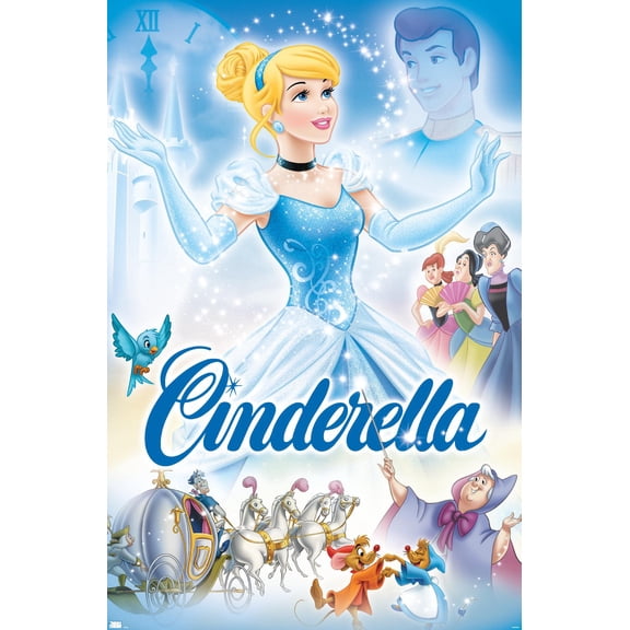 Disney Cinderella - Cover Wall Poster, 14.725" x 22.375"