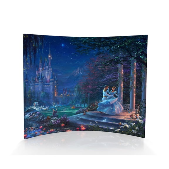 Disney (Cinderella Dancing in the Starlight) 12" x 10" Curved Acrylic Print ACP1210CUR165
